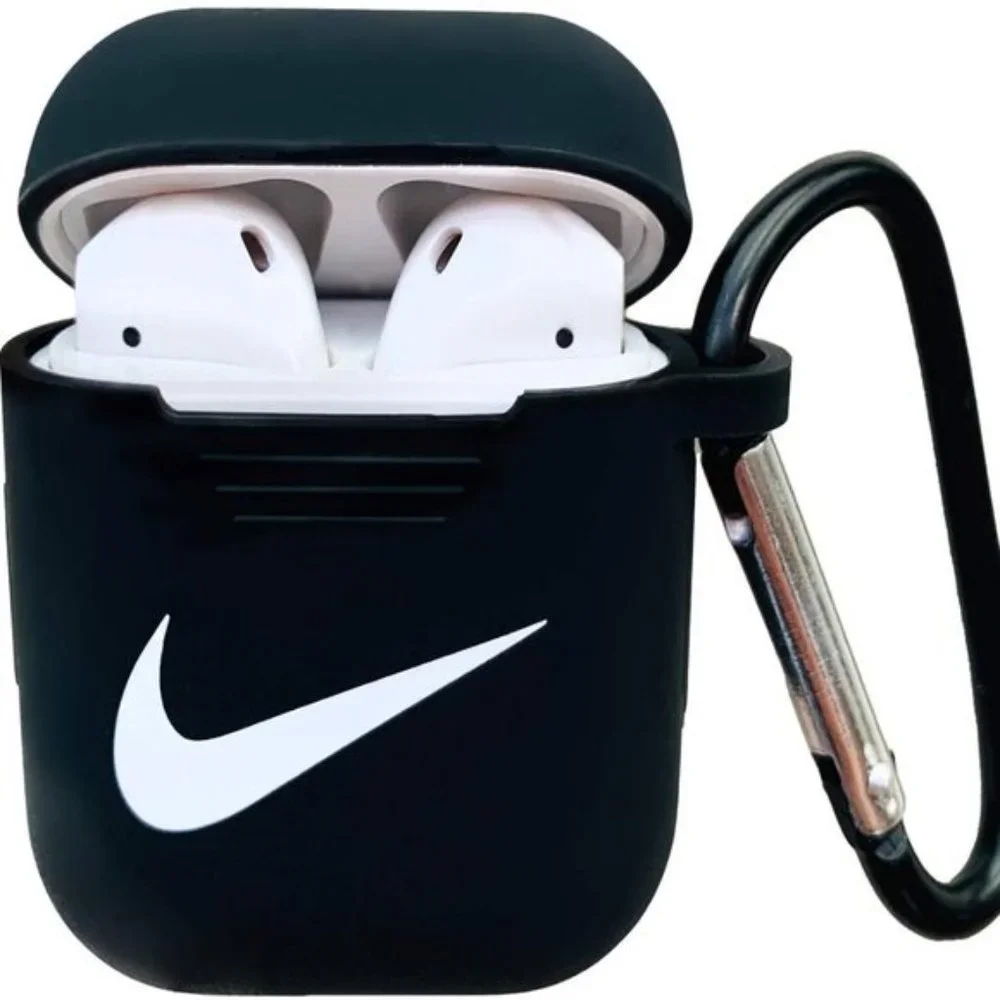 Nike Black Shockproof Protective AirPod Case Cover